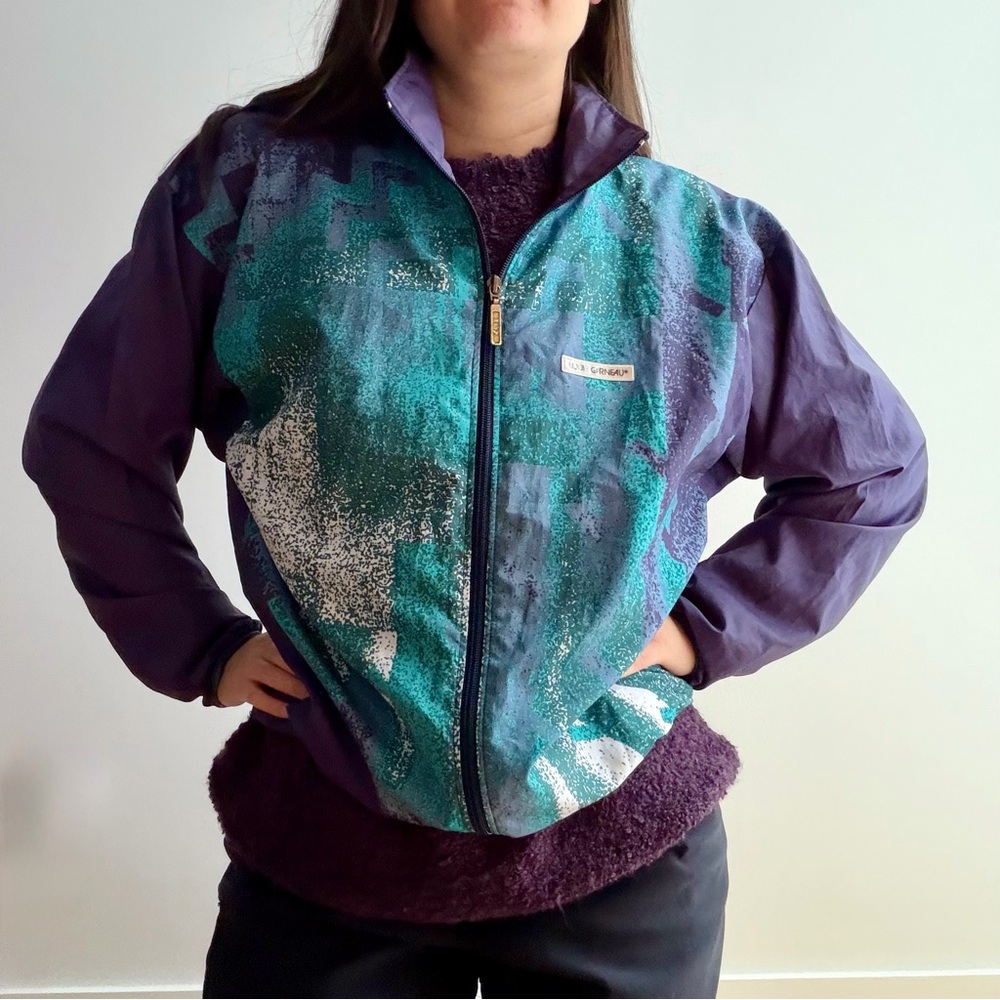 VINTAGE 90s retro Louis Garneau windbreaker - M - Picture 4 of 16
